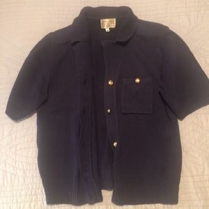 Short sleeve sweater